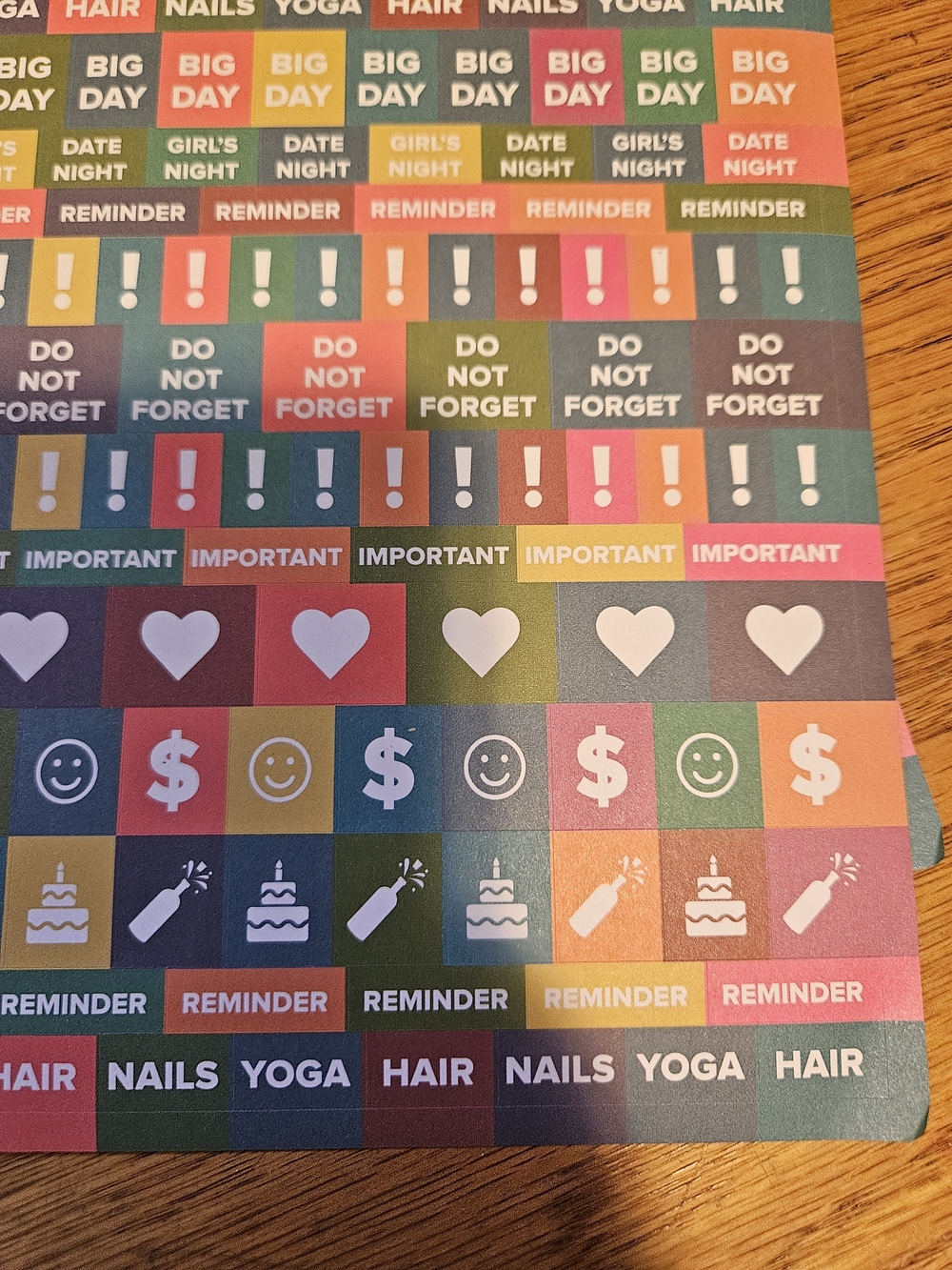 Colorful Planner Sticker Sheet Set - Multicolor - Picture 5 of 7